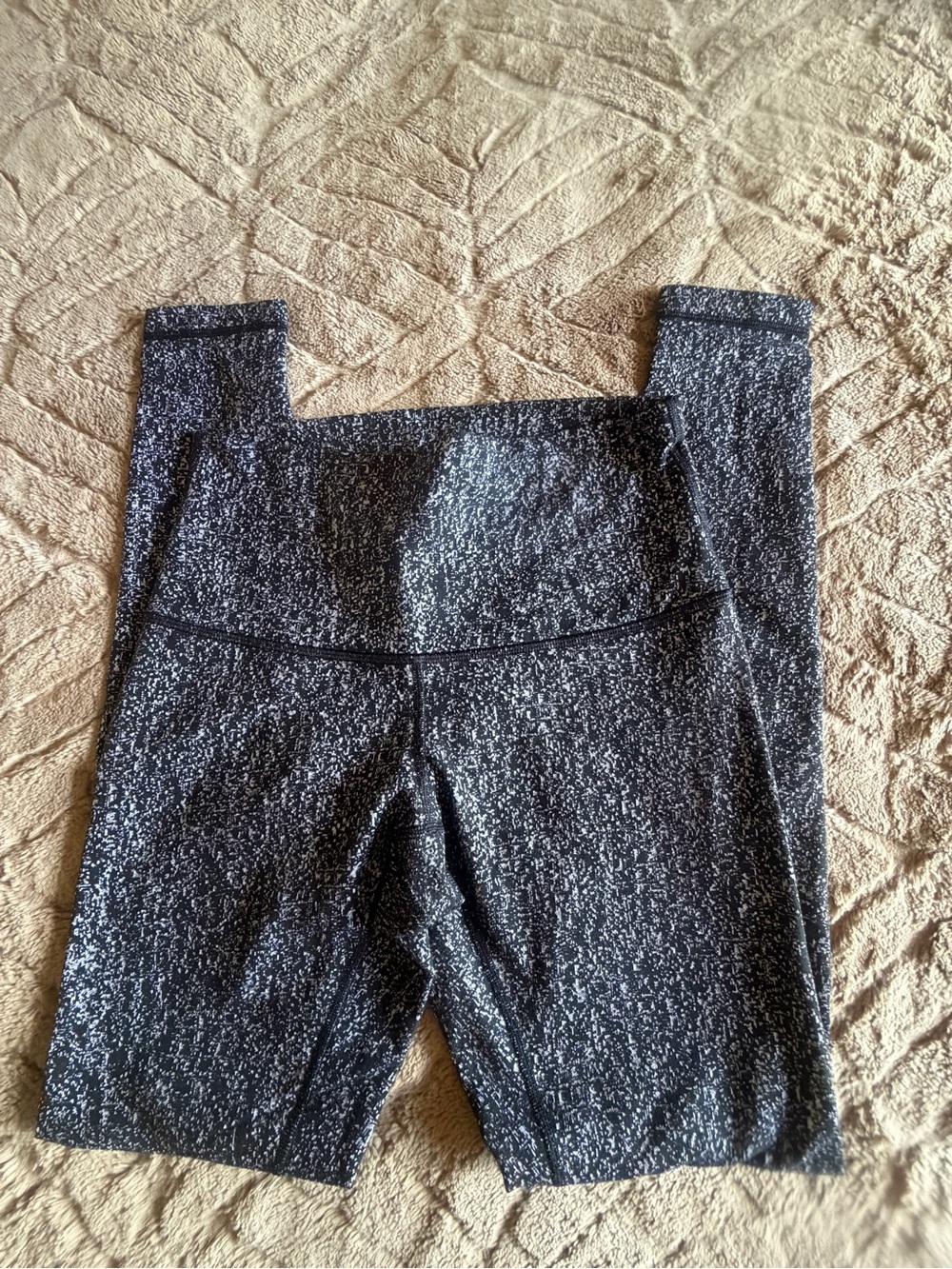 lululemon athletica Black & White Speckled Leggings